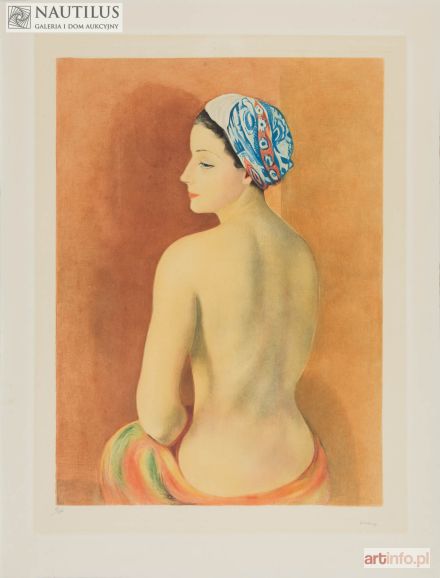 KISLING Mojżesz | Akt w turbanie [Nu au turban], 1952