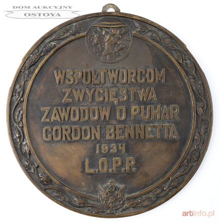 KAMIEŃSKI Michał | PLAKIETA NAGRODOWA, 1934