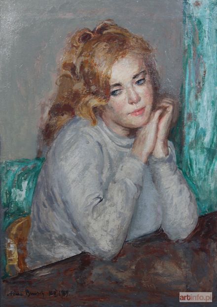 BUNSCH Adam | Portret dziewczyny,1969 r.