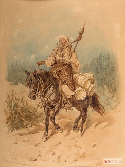 KOSSAK Juliusz | Hucułka, 1888 r.