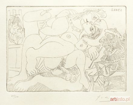 PICASSO Pablo | SEPTEMBRE 1968 (I), Z CYKLU 347, 1968