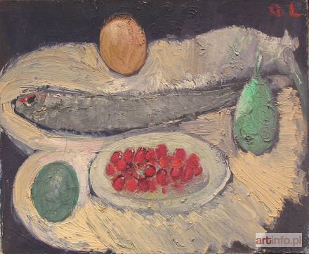 LANSKOY André | Nature morte aux fruits et au poisson