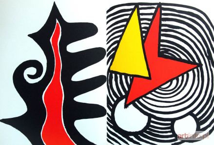 CALDER Alexander | Dwie abstrakcje, 1973