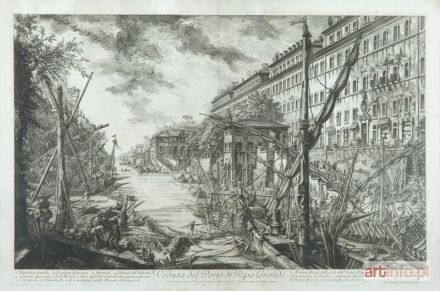 BATTISTA Giovanni | VEDUTA DEL PORTO DI RIPA GRANDE, OK. 1746 R.