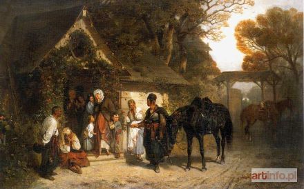 GIERYMSKI Maksymilian | POWRÓT BEZ PANA, 1868