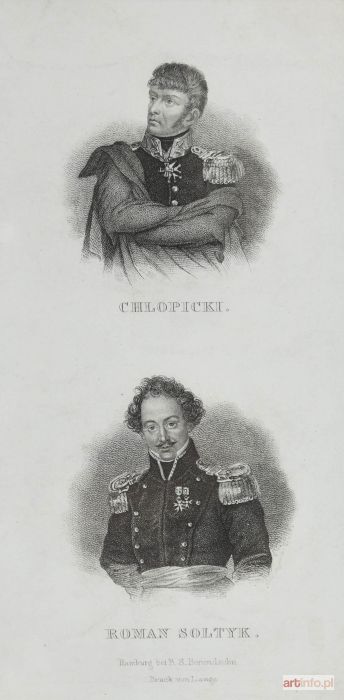 MAYER Carl | Dwa portrety przywódców powstania listopadowego: Józef CHŁOPICKI (1771-1854) i Romann SOŁTYK (1791-1843)