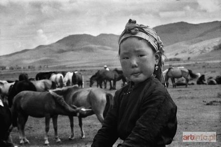 KOSIDOWSKI Jan | Mongolia. Portret dziewczynki, 1961