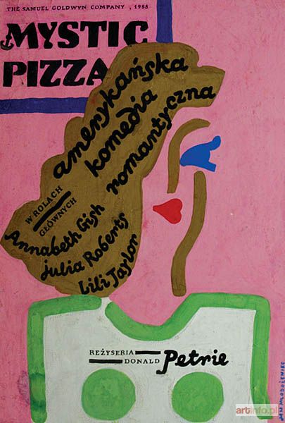 MŁODOŻENIEC Jan | Projekt plakatu filmowego - Mistic Pizza