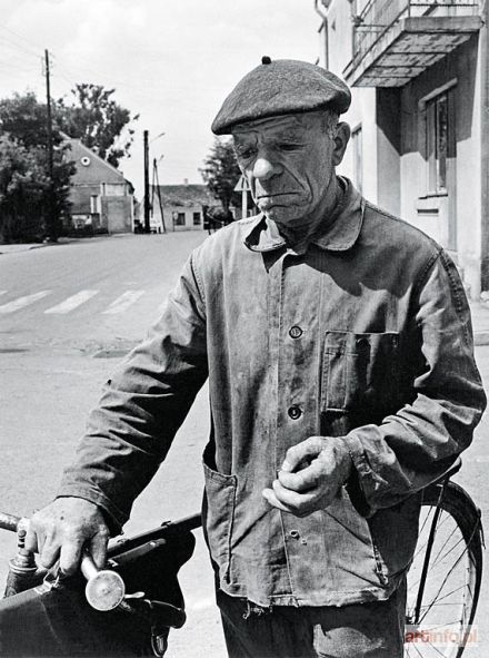 PIĄTEK Jerzy | Smutny rowerzysta, 1975/1980
