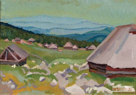 STAPIŃSKI Władysław | WIEŚ W GÓRACH, 1925