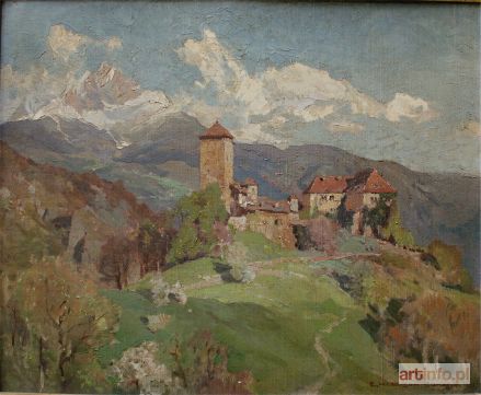 COMPTON Harrison Edward | Pejzaż z zamkiem (1927)