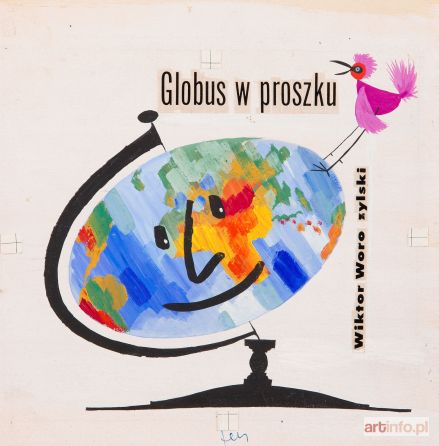 POKORA Mirosław | Globus w proszku - okładka do książki Wiktora Woroszylskiego, 1967 r.