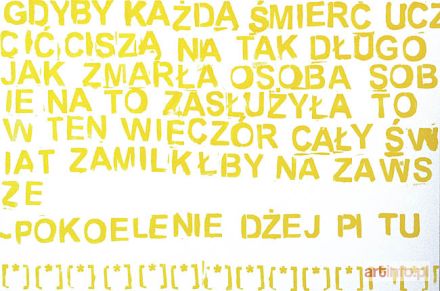 OKRASKO Anna | Bez tytułu z cyklu Znicze dla Ojca Świętego, 2005