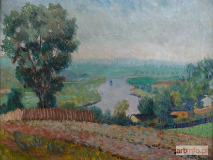 DIETRICH Henryk | Pejzaż z drogą, 1920