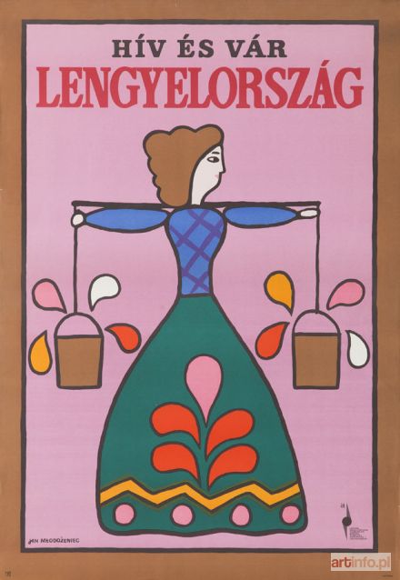 MŁODOŻENIEC Jan | Polska - plakat turystyczny, 1971 r.