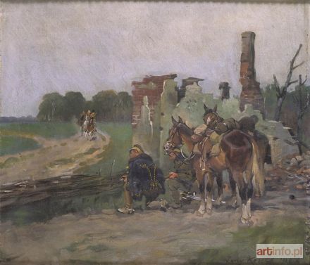 KOSSAK Jerzy | Zasadzka, 1920