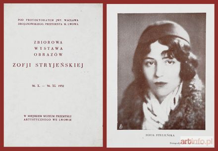 STRYJEŃSKA Zofia | Zbiorowa wystawa obrazów Zofji Stryjeńskiej, 30. X - 30. XI. 1932,