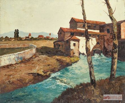 GRABONÉ Arnold (właść. JOHAN GEORG ARNOLD) | STARY MŁYN NAD ARNO, przed 1939