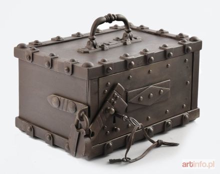 Skarbczyk podróżny + kłódka i 2 klucze