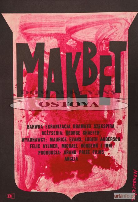 RADUCKI Maciej | Plakat do filmu MAKBET, 1962