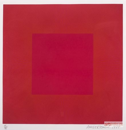 ANUSZKIEWICZ Richard | Summer Suite (Red with Gold II), 1979 r.