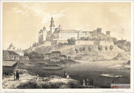 MISIEROWICZ Alojzy | Kraków. Zamek Wawel nad Wisłą, (wg. N. Ordy)