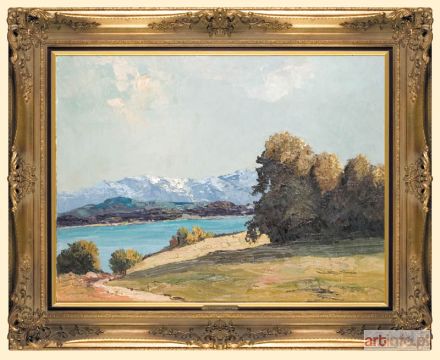 ARNOLD Georg Johan | WIDOK ZNAD STARNBERGSEE, lata 50. XX w.