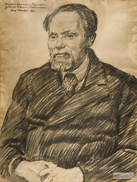 MEHOFFER Józef | PORTRET DOKTORA ANTONIEGO KROKIEWICZA, 1921