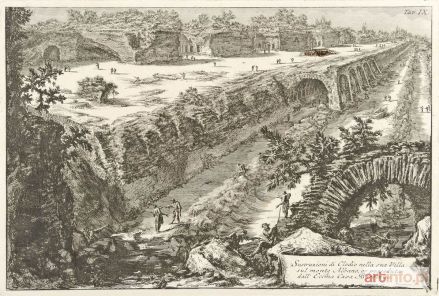 PIRANESI Giovanni Battista (Giambattista) | Powiększenie fragmentu oznaczonego na tablicy IX [poz. 236] literą A