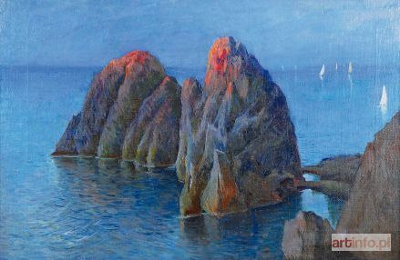 RYCHTER-JANOWSKA Bronisława | Capri, ok. 1905
