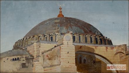 CHLEBOWSKI Stanisław | Kopuły meczetu Hagia Sophia w Stambule, ok. 1880