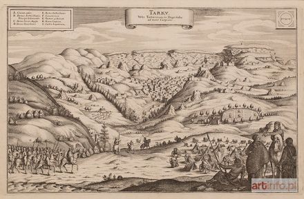 MERIAN Matthäus | Tarku: Urbs Tartarorum in Dagestan ad Mare Caspium, 1649 r.