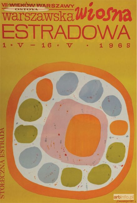 MŁODOŻENIEC Jan | Plakat WARSZAWSKA WIOSNA ESTRADOWA, 1965