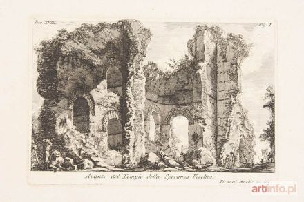 PIRANESI Giovanni Battista (Giambattista) | Ruiny świątyni antycznej