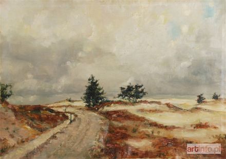 ARTYSTA nieokreślony, XX w. | Pejzaż zimowy