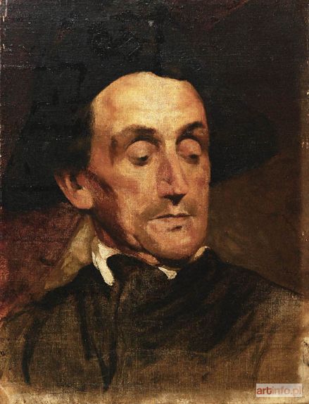 GOTTLIEB Maurycy | Portret aktora - studium, 1878