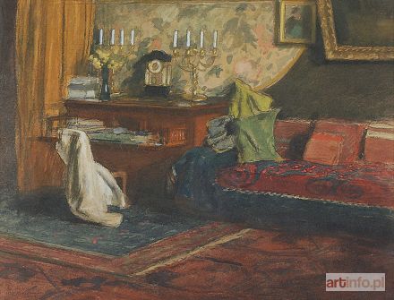 CZAJKOWSKI Józef | Wnętrze pracowni, 1914