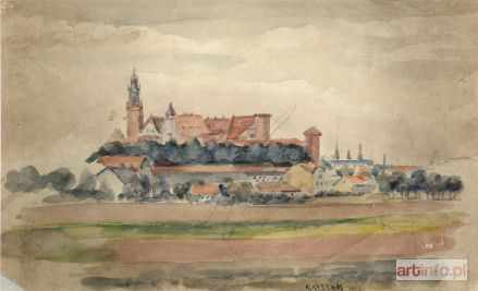 KOSSAK Karol | Wawel, 1923