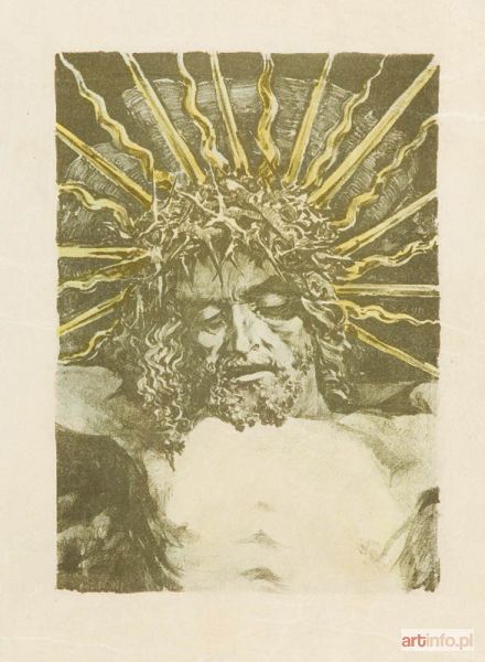 WYCZÓŁKOWSKI Leon | Chrystus z krucyfiksu Wita Stwosza w kościele Mariackim w Krakowie, 1926 - 1927 r.