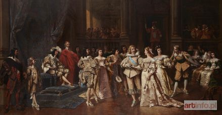 BAKAŁOWICZ Władysław | Le bal a la cour de Louis XIII