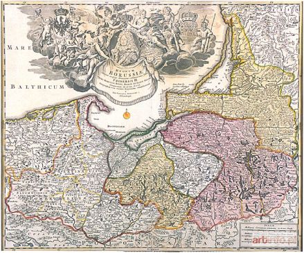 HOMANN Johann Baptist | MAPA PRUS, 1701