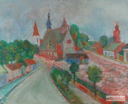 ZIELIŃSKI-JURRY Jerzy Ryszard | Pejzaż z Żarnowa (albo Głucha prowincja), 1979