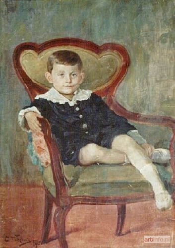 TRĘBACZ Maurycy | Portret chłopca-Staś (1920)