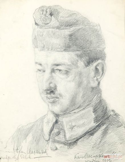 MASZKOWSKI Karol (Zyndram) | PORTRET PODP. STEFANA ŻERAŃSKIEGO (?), 1915 R.