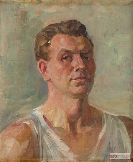 AUTOR nieznany | Autoportret, 1947 r.