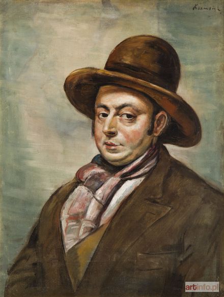 KRAMSZTYK Roman | Mężczyzna w meloniku (Portret Mateo Hernandeza?), około 1926 r.