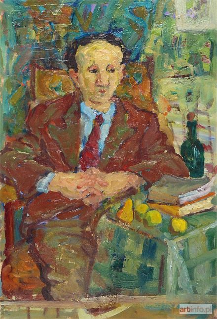 SÜSSLE-MUSZKIETOWA Janina | Portret kolegi E. G. - szkic, 1950