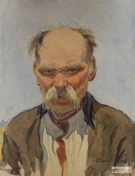 NARTOWSKI Tadeusz | PORTRET WźSATEGO MĘŻCZYZNY, 1923