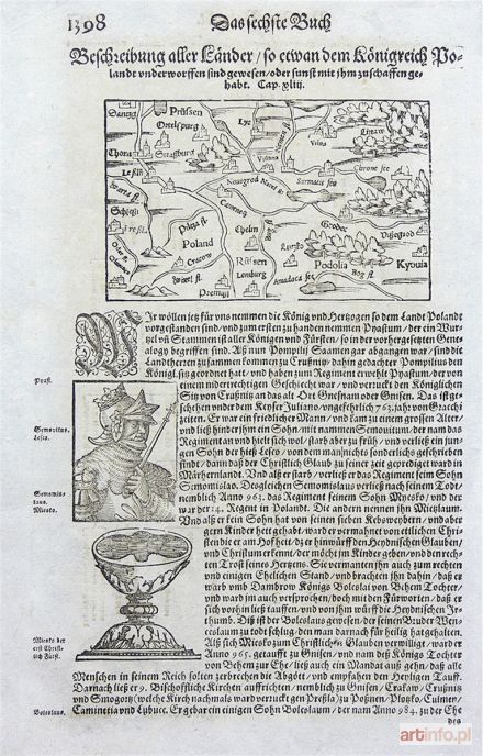 MÜNSTER Sebastian | Das sechste Buch. Beschreibung aller Länder so etwan dem Königreich Poland...