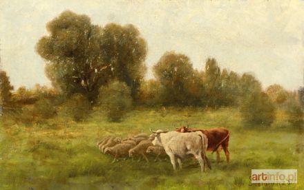 SIDOROWICZ Zygmunt | NA PASTWISKU, 1877